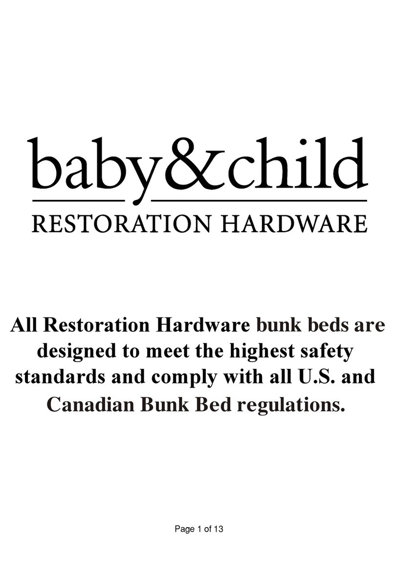 Restoration Hardware 101607 Assembly instructions