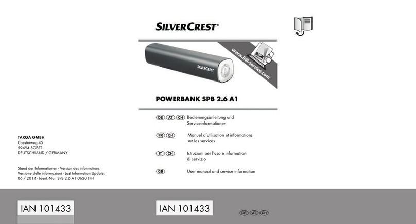 Silvercrest SPB 2.6 A1 Instruction sheet Silvercrest SPB 2.6 A1 Instruction sheet