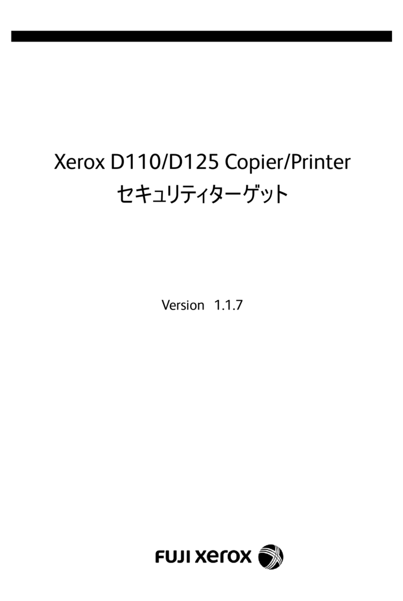 Xerox D110 User manual