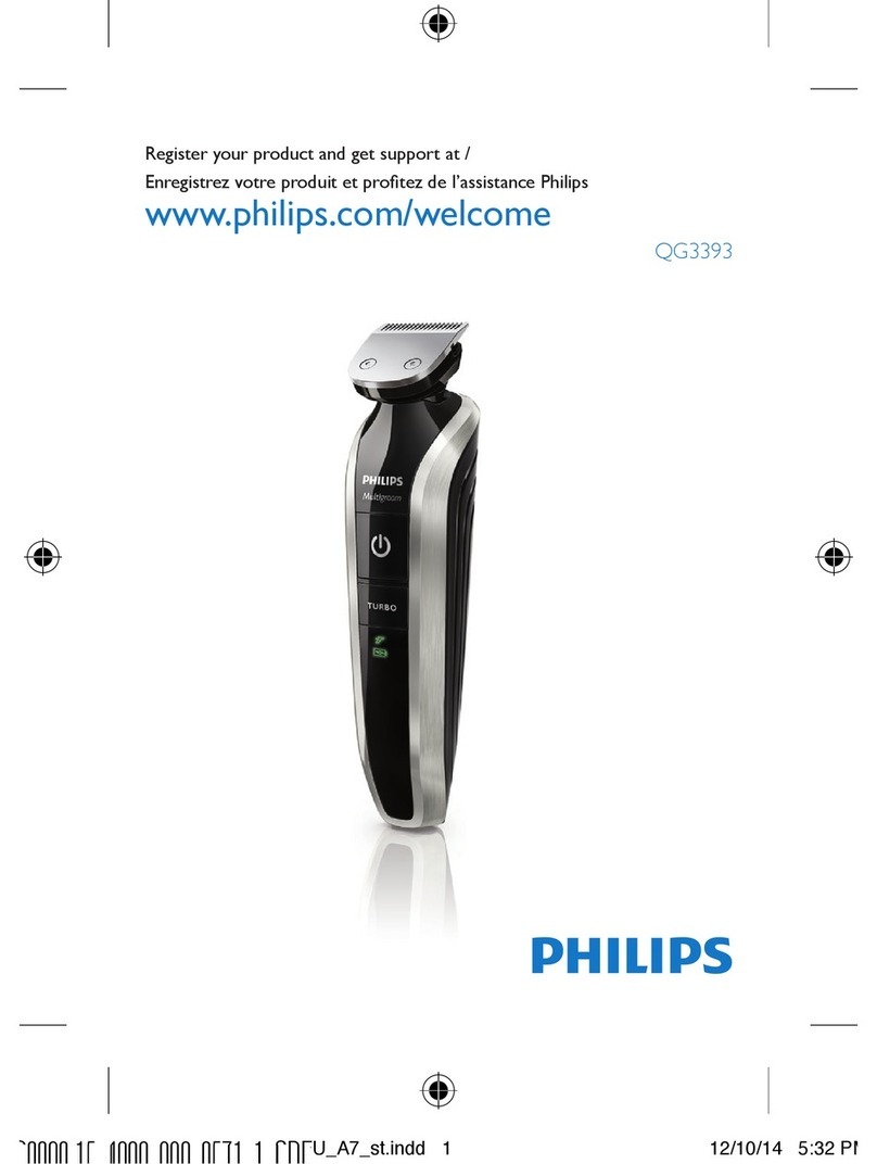 Philips qg3393 User manual