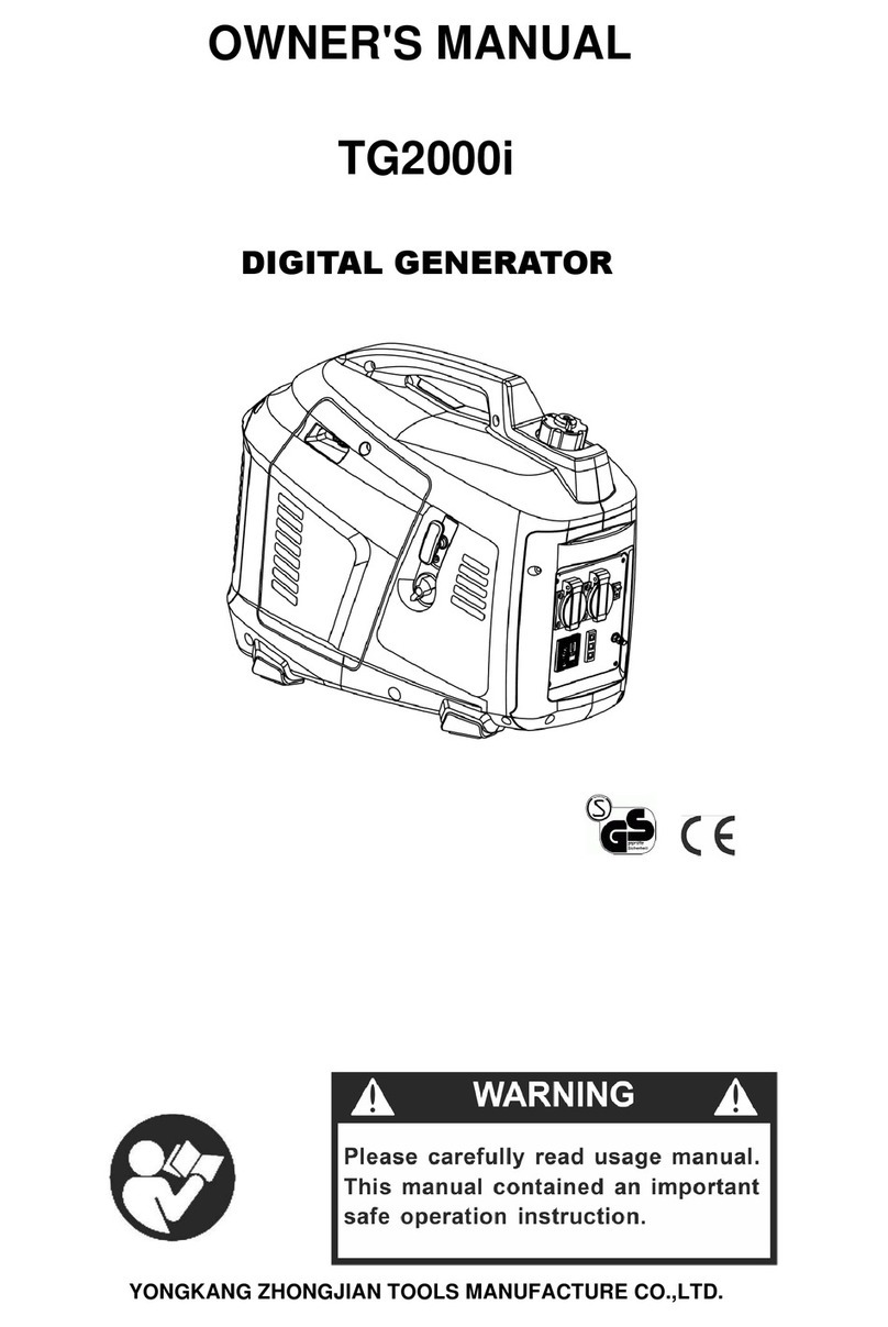 YONGKANG TG2000i owner's manual