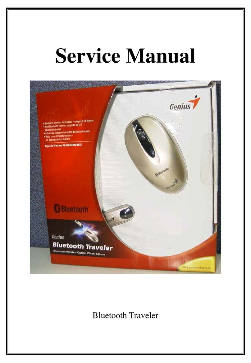 Genius Bluetooth Traveler User manual