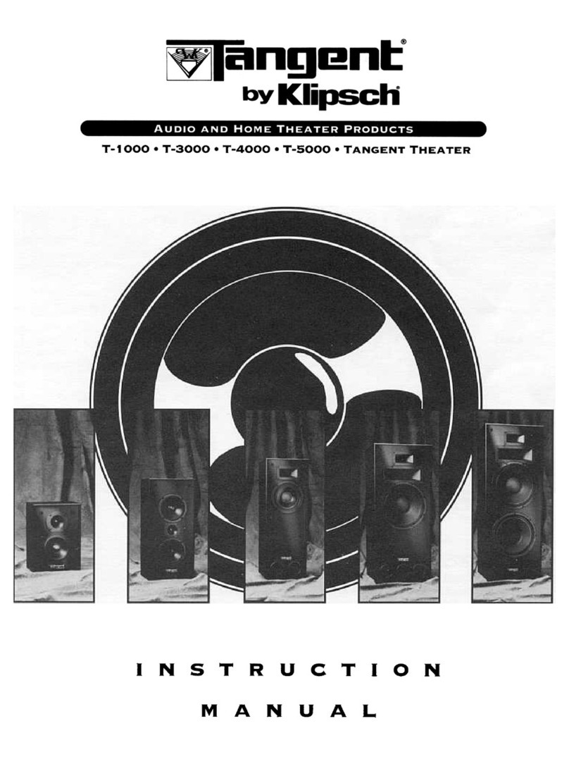 Tangent T-1000 instruction manual