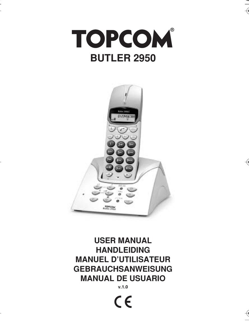 Topcom BUTLER 2950 user manual