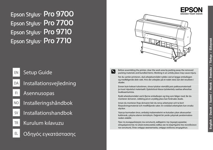 Epson Stylus Pro 9700 Series User manual