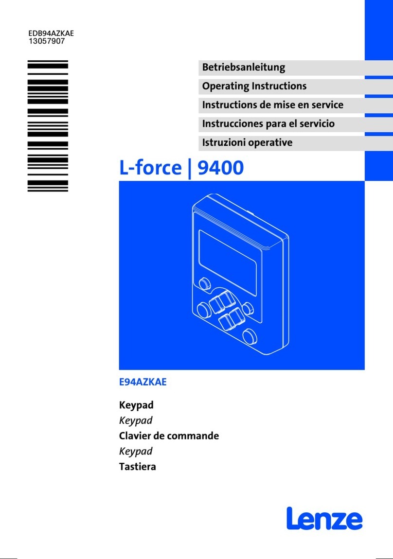 Lenze E94AZKAE operating instructions