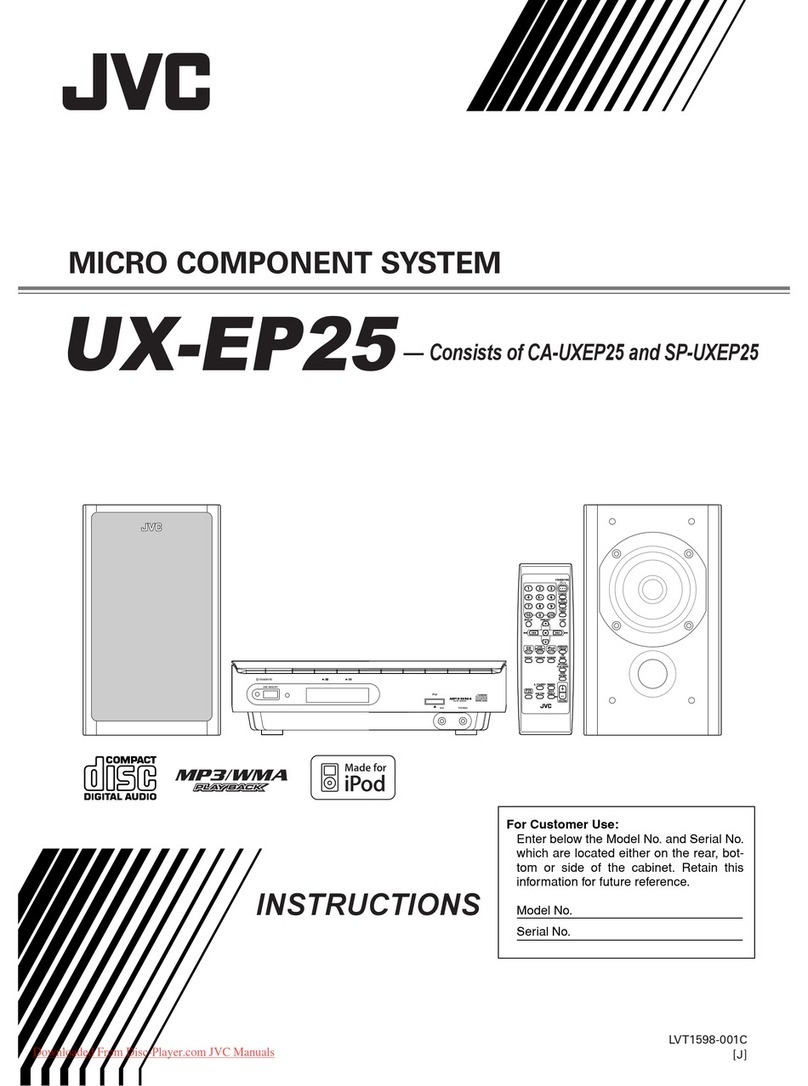 JVC UX-EP25 User manual