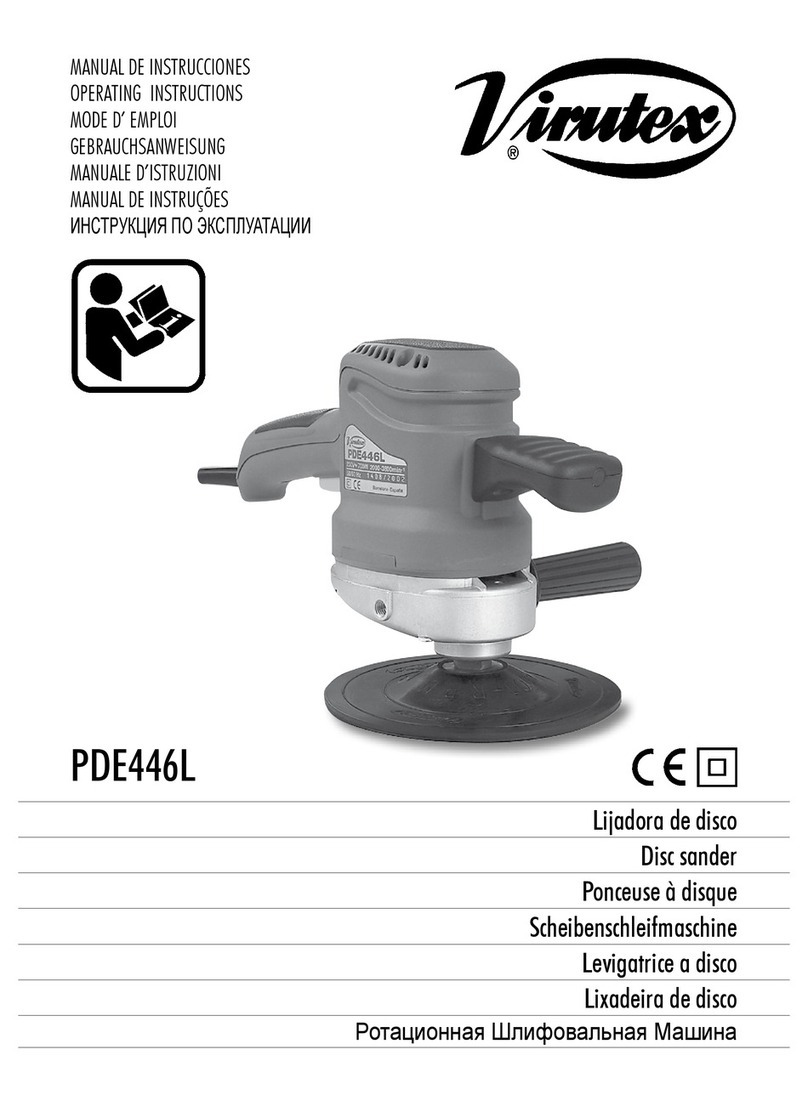 Virutex PDE446L operating instructions
