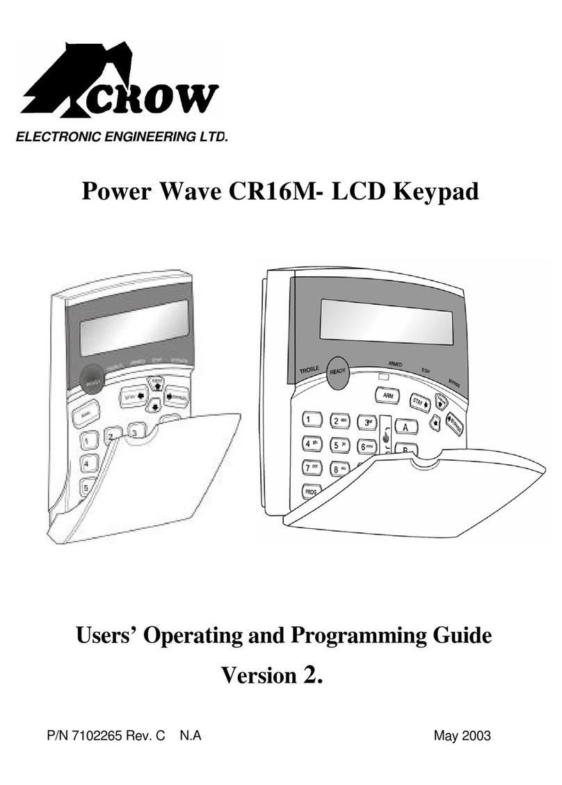 Crow Power Wave CR16M User's operating