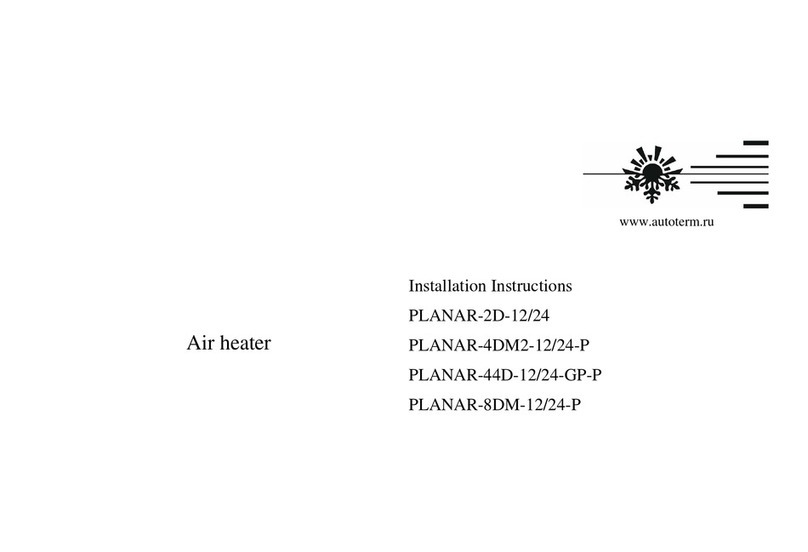 AUTOTERM PLANAR-2D-12/24 User manual