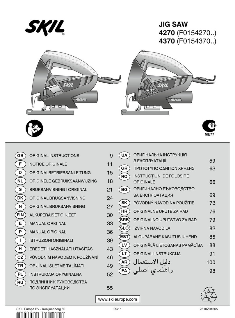 Skil F0154270 SERIES User manual