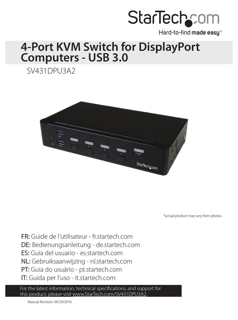 StarTech.com SV431DPU3A2 User manual StarTech.com SV431DPU3A2 User manual