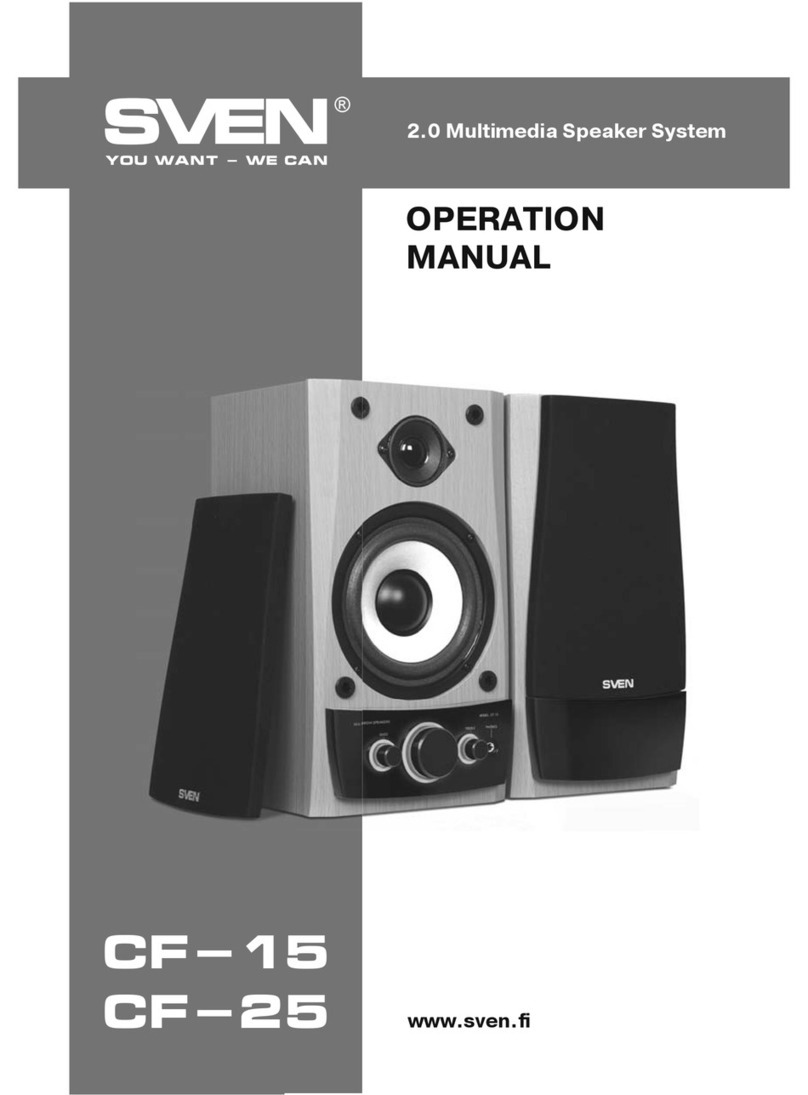 Sven CF-15 User manual