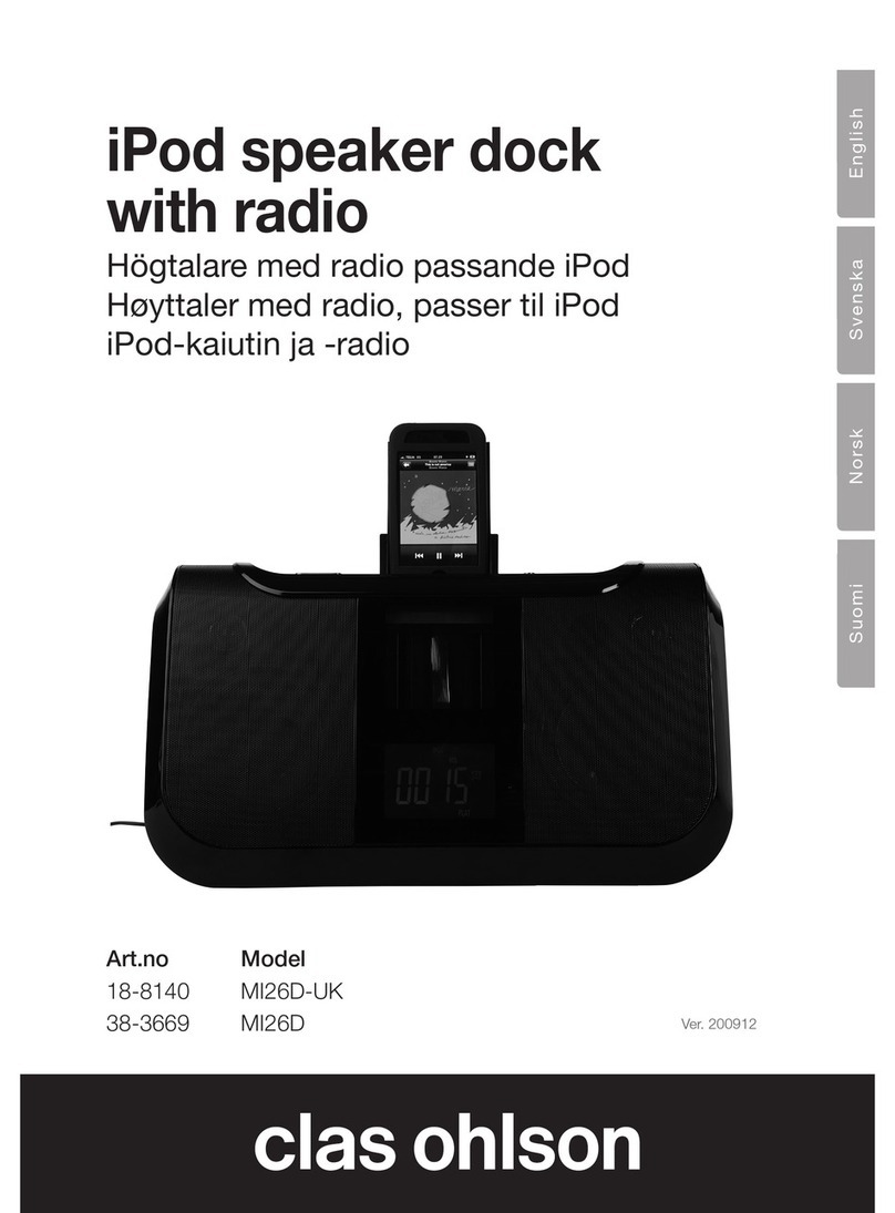 Clas Ohlson MI26D-UK User manual Clas Ohlson MI26D-UK User manual