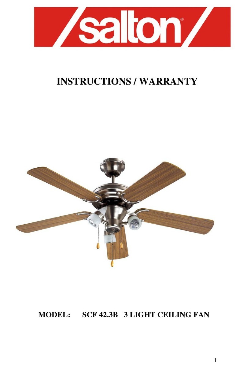 Salton SCF 42.3B Installation instructions manual