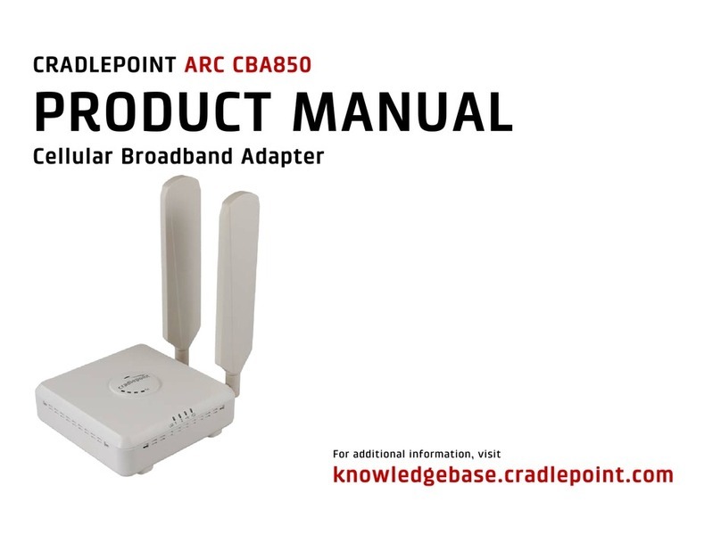 Cradlepoint ARC CBA850 product manual