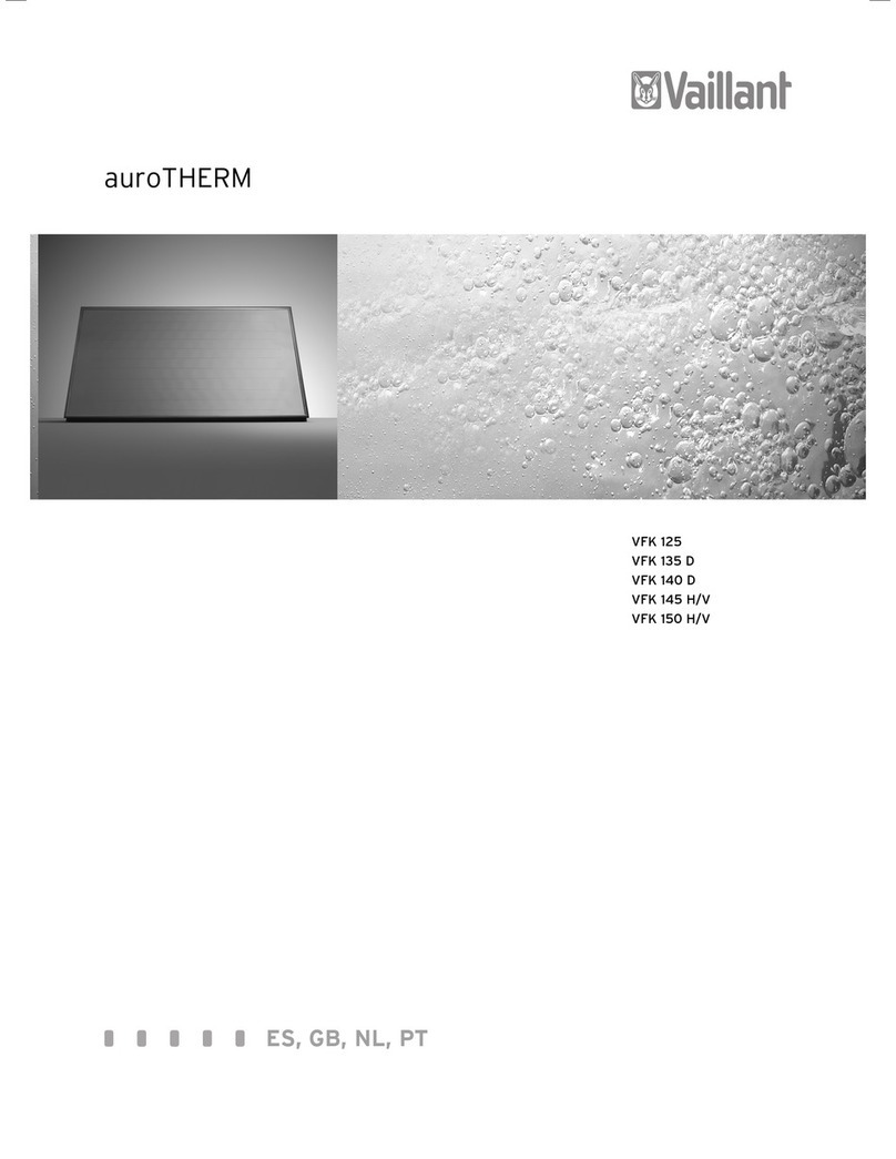 Vaillant auroTHERM VFK 125 User manual