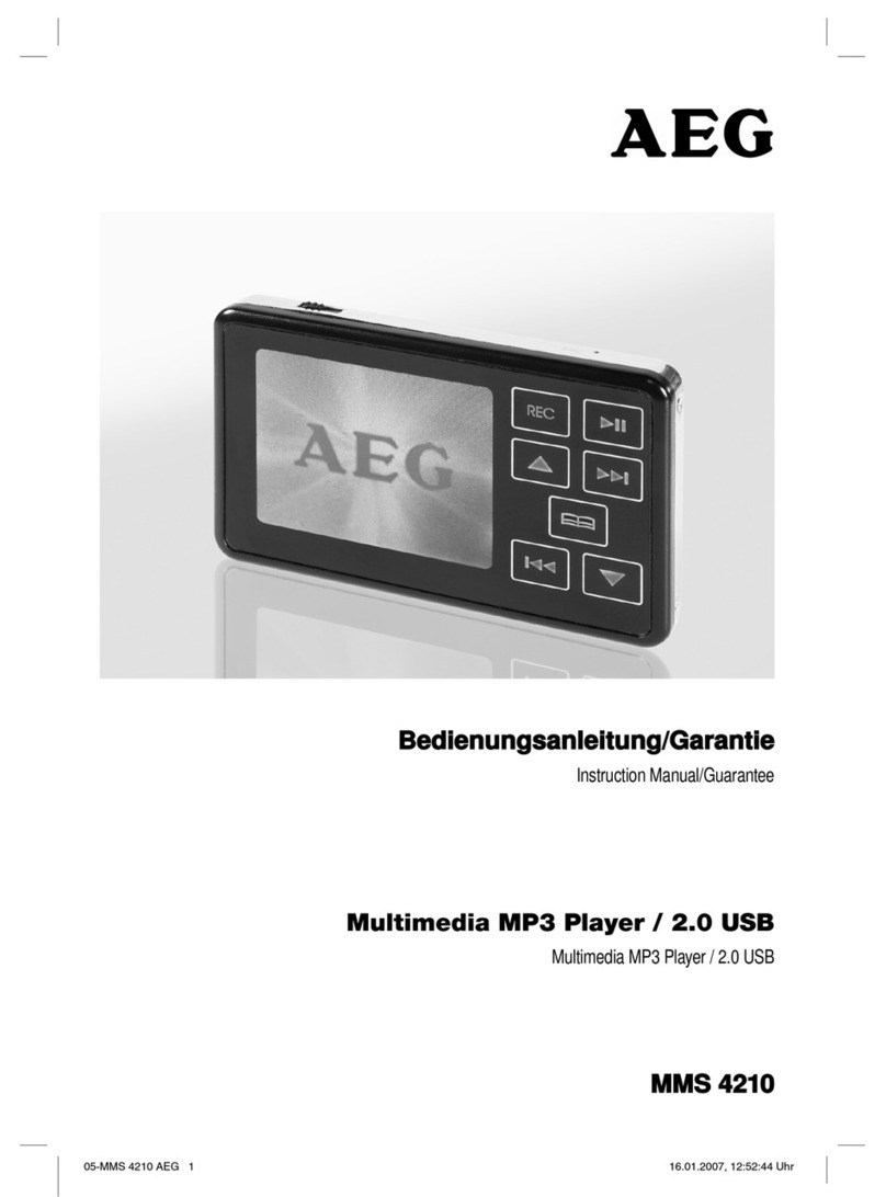 AEG MMS 4210 instruction manual