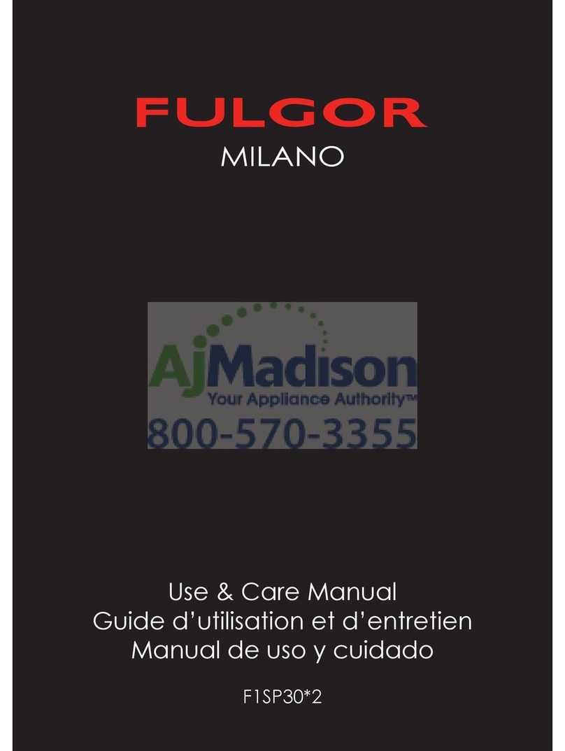 Fulgor Milano F1SP30*2 series User manual
