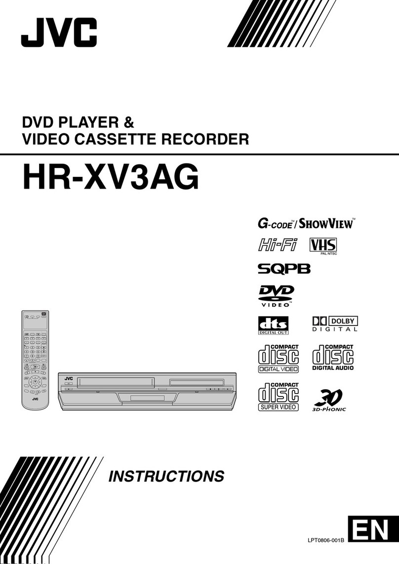 JVC HR-XV3AG User manual