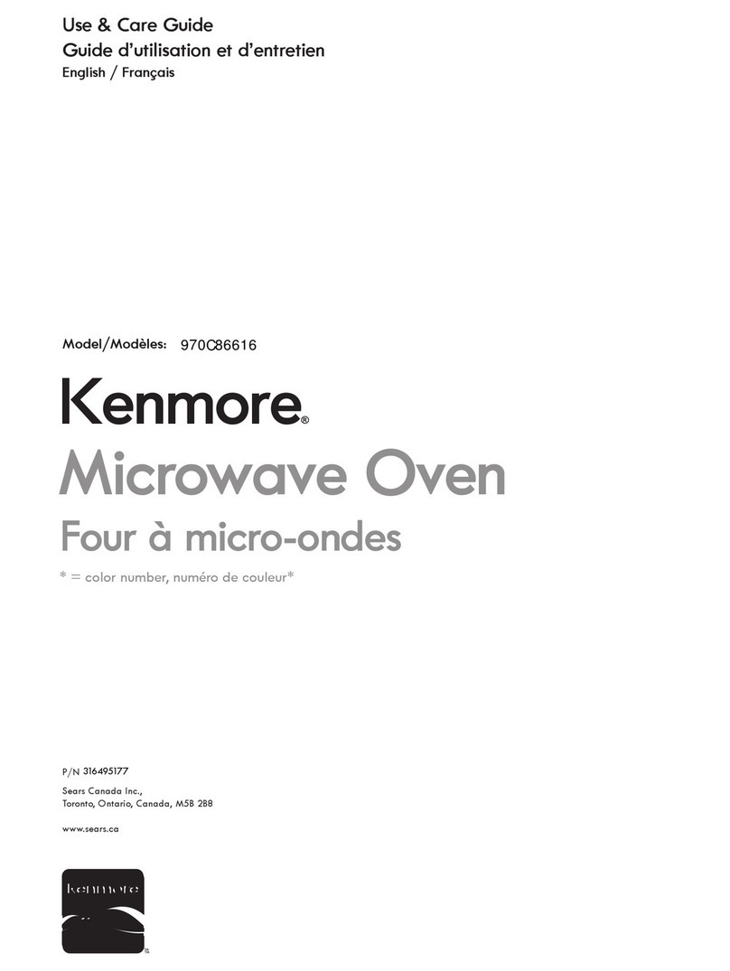 Kenmore 970C86616 Use & care guide
