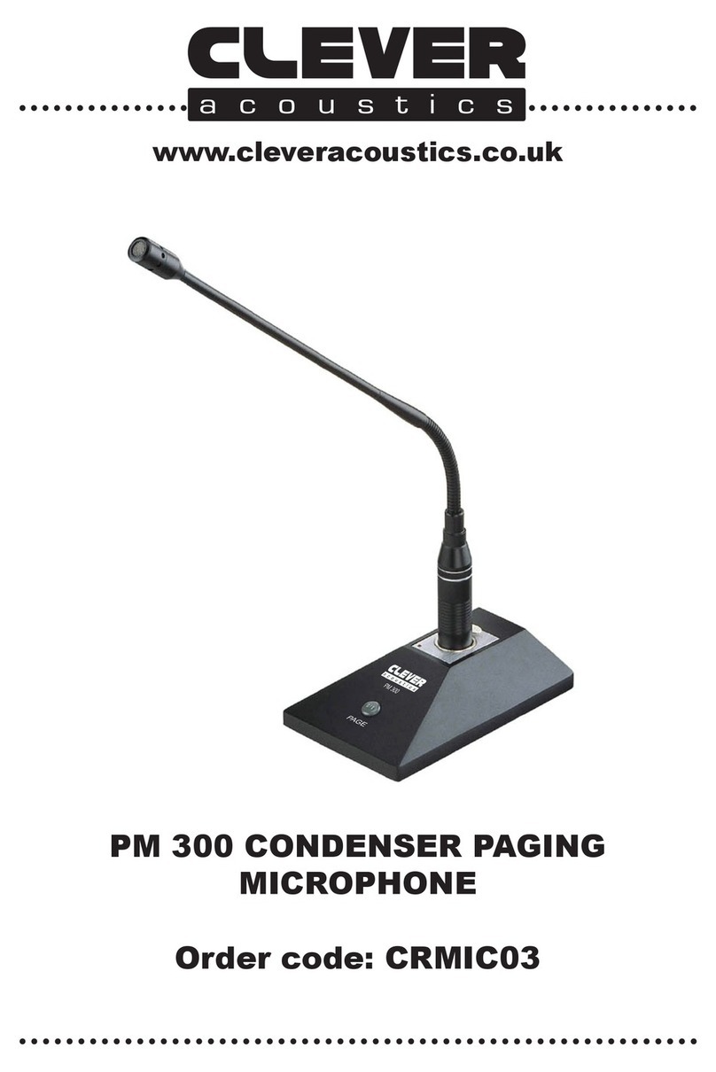 Clever Acoustics PM 300 instructions