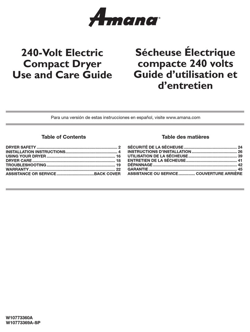 Amana W10773360A User manual