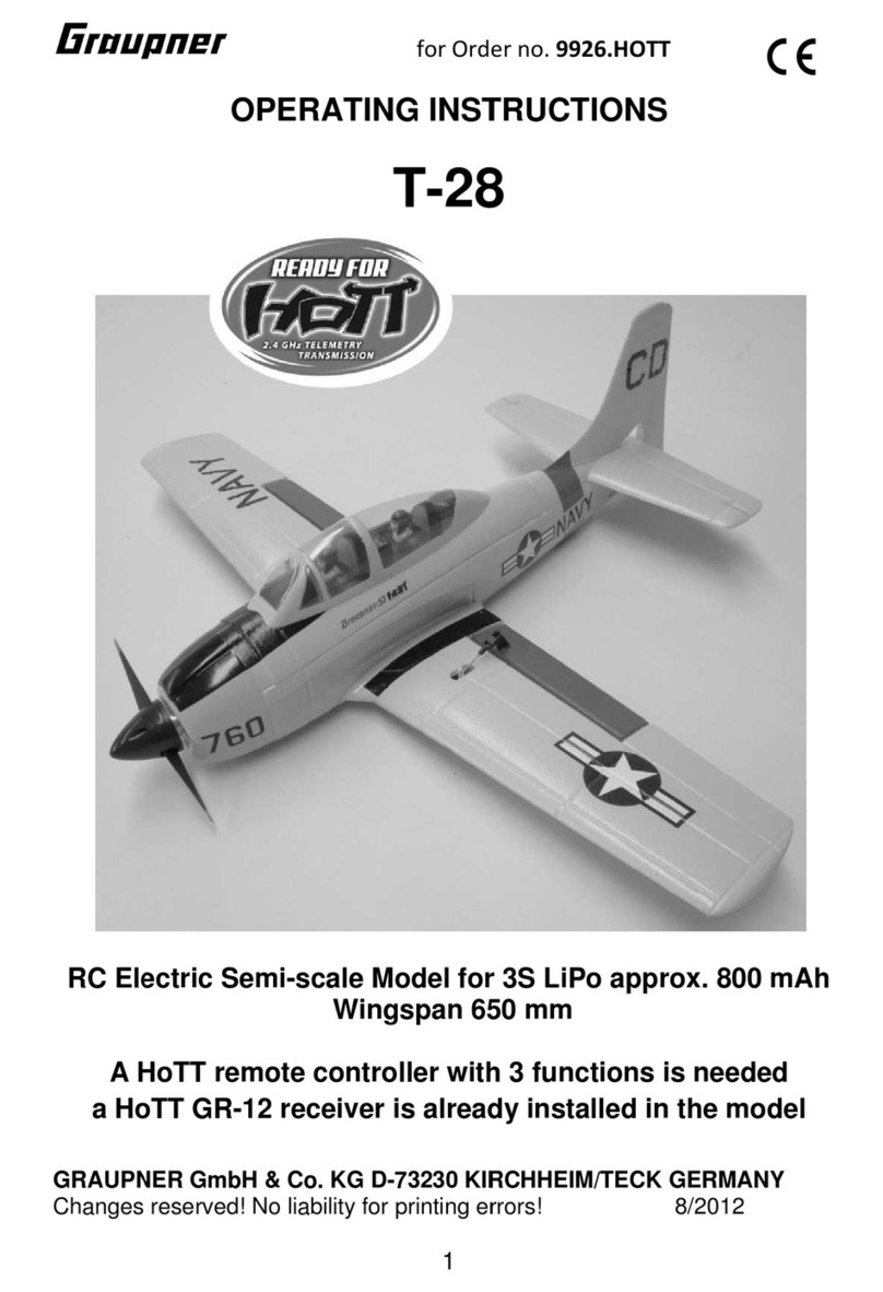 GRAUPNER T-28 User manual