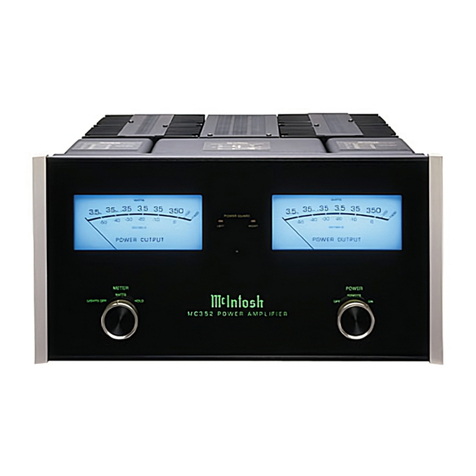 McIntosh MC352 User manual