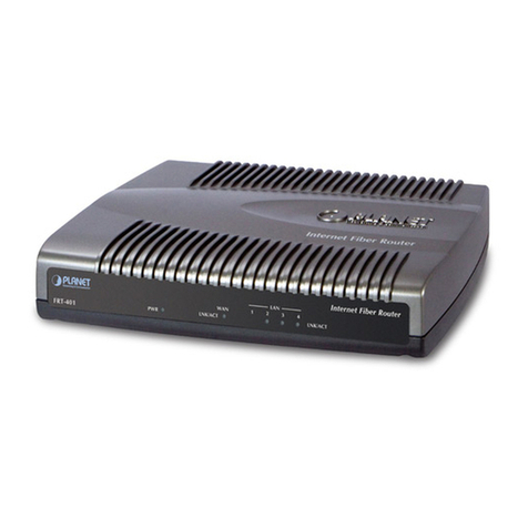 Planet FRT-401 Quick installation guide