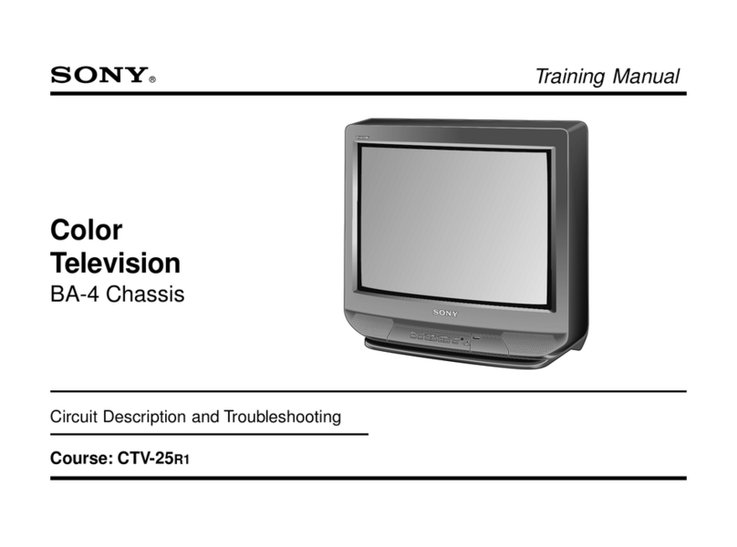 Sony CTV-25R1 User manual