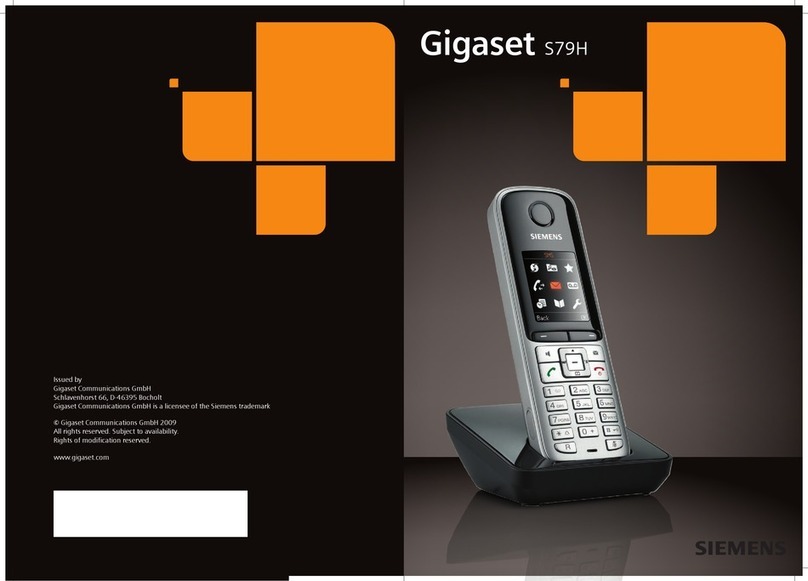 Gigaset s79h User manual