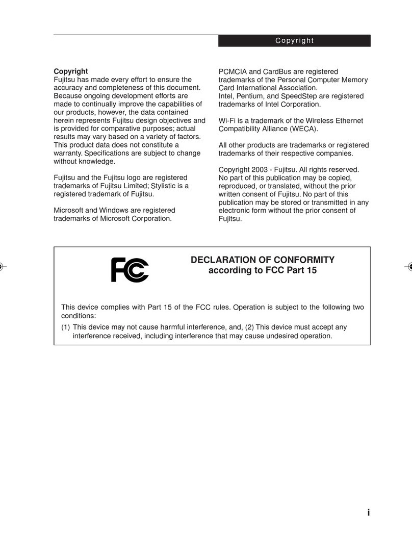Fujitsu ST4120P User manual