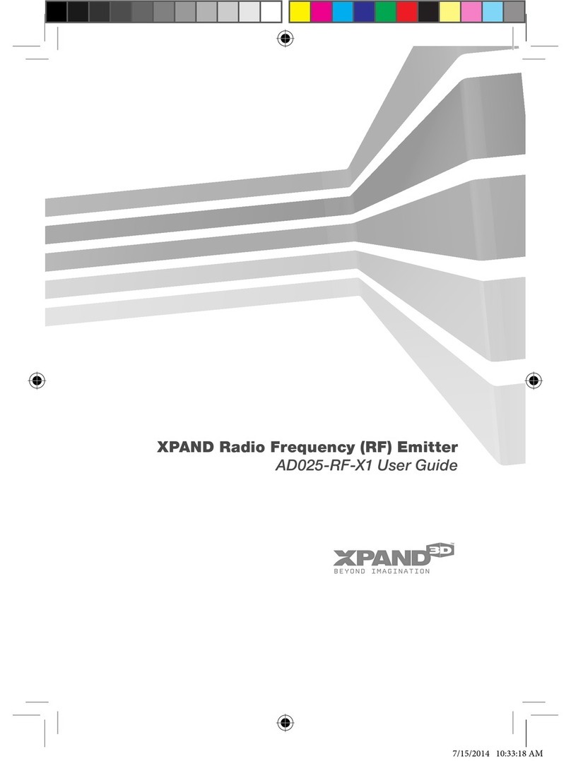 Xpand AD025-RF-X1 user guide Xpand AD025-RF-X1 user guide
