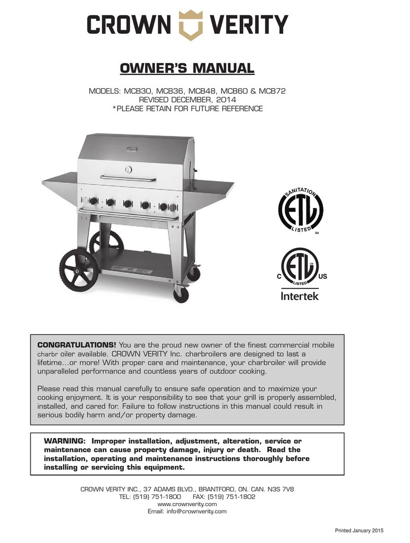 CROWN VERITY MCB30 User manual