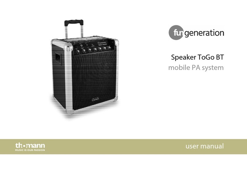 thomann FunGeneration Speaker ToGo BT user manual