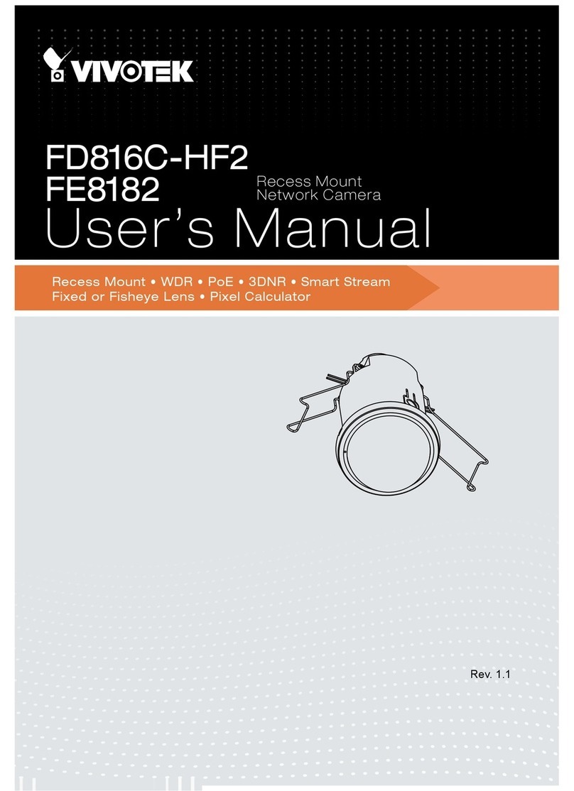 Vivotek FD816C-HF2 User manual Vivotek FD816C-HF2 User manual