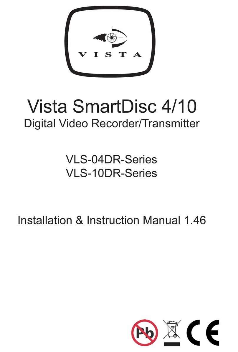 Vista SmartDisc 4/10 VLS-04DR-Series Installation instructions manual