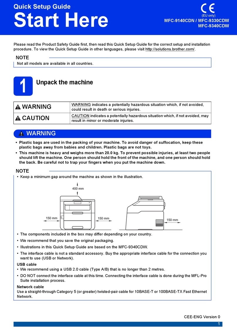 Brother MFC-9140CDN User manual