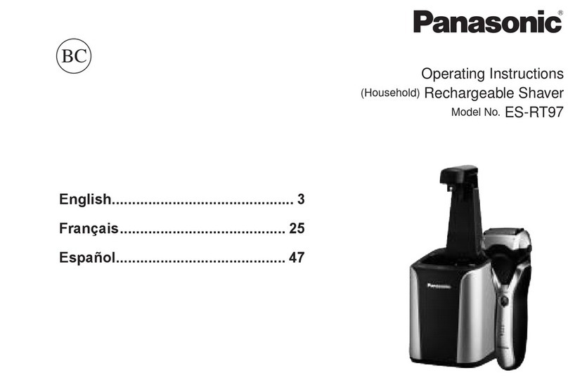 Panasonic ES-RT97 User manual Panasonic ES-RT97 User manual