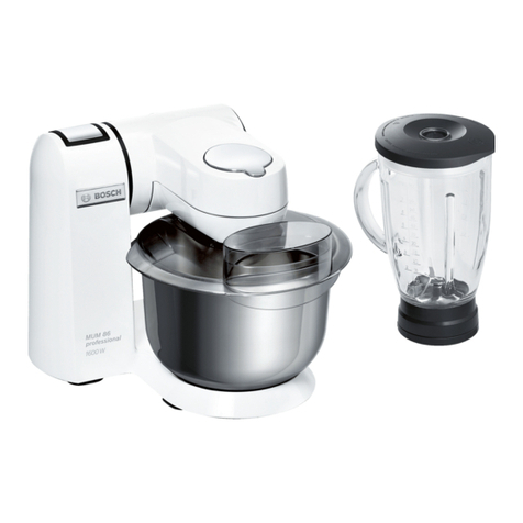 Bosch MUM86W1 User manual