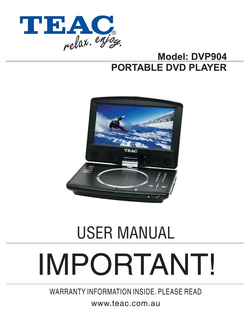 Teac DVP904 User manual