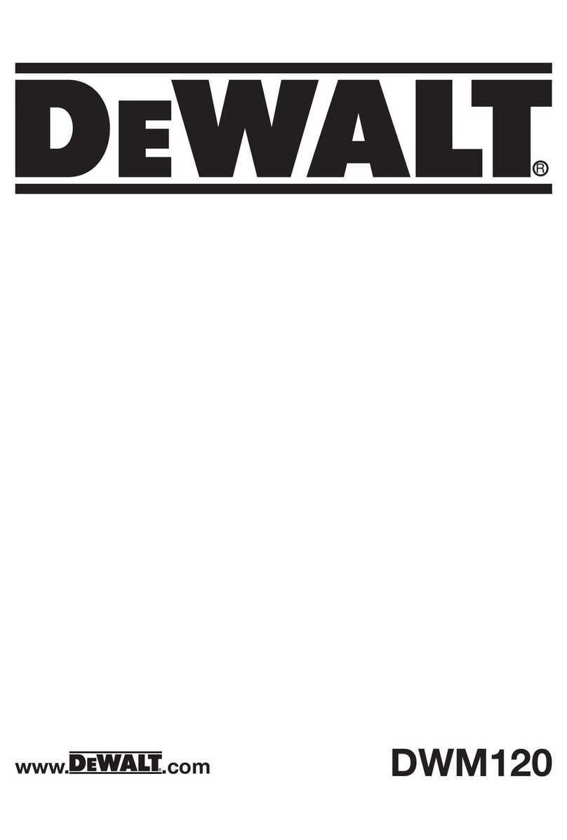 DeWalt DWM120 User manual