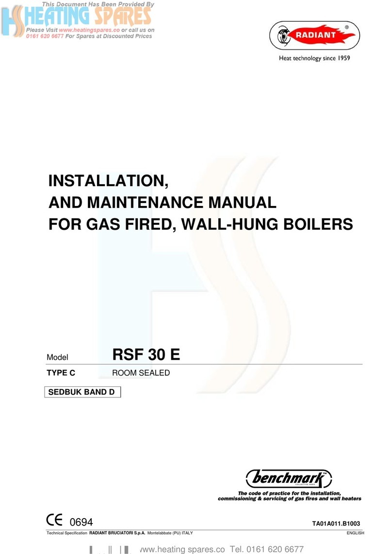 Benchmark RSF 30 E Manual