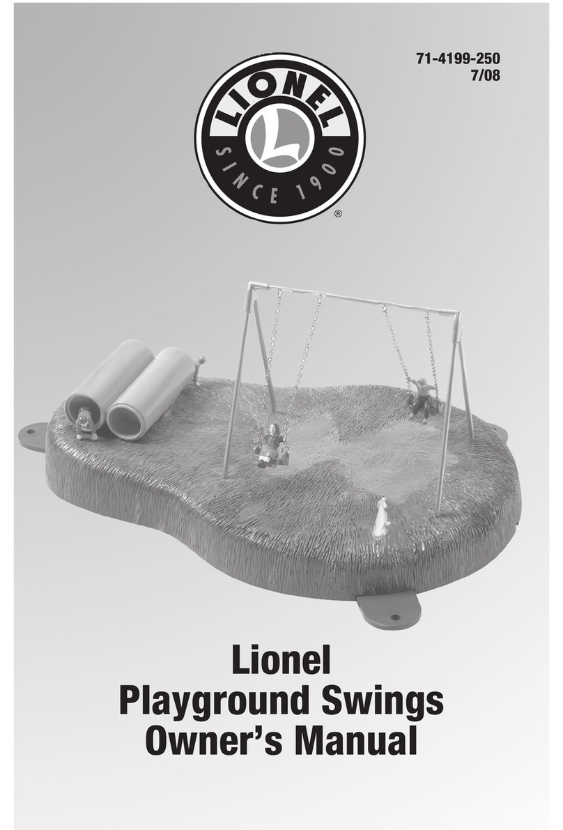 Lionel Playground Swings User manual