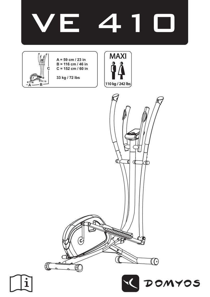 Domyos VE 410 user manual