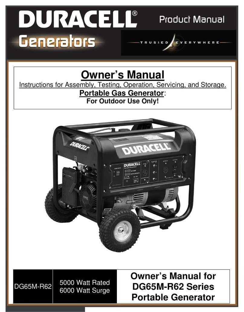 Duracell DG65M-R62 Series owner's manual