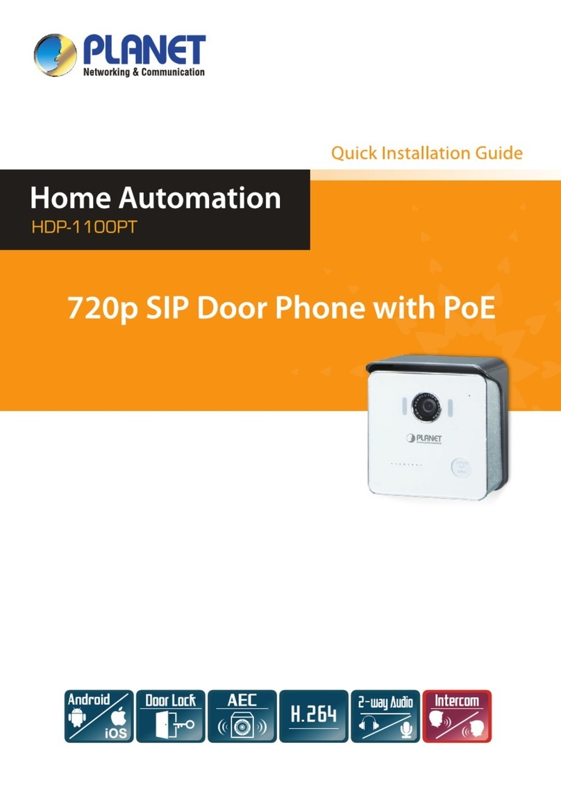 Planet HDP-1100PT Quick installation guide