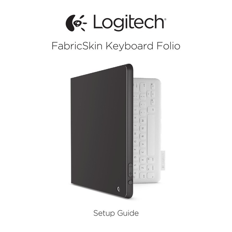 Logitec FabricSkin Keyboard Folio Setup guide