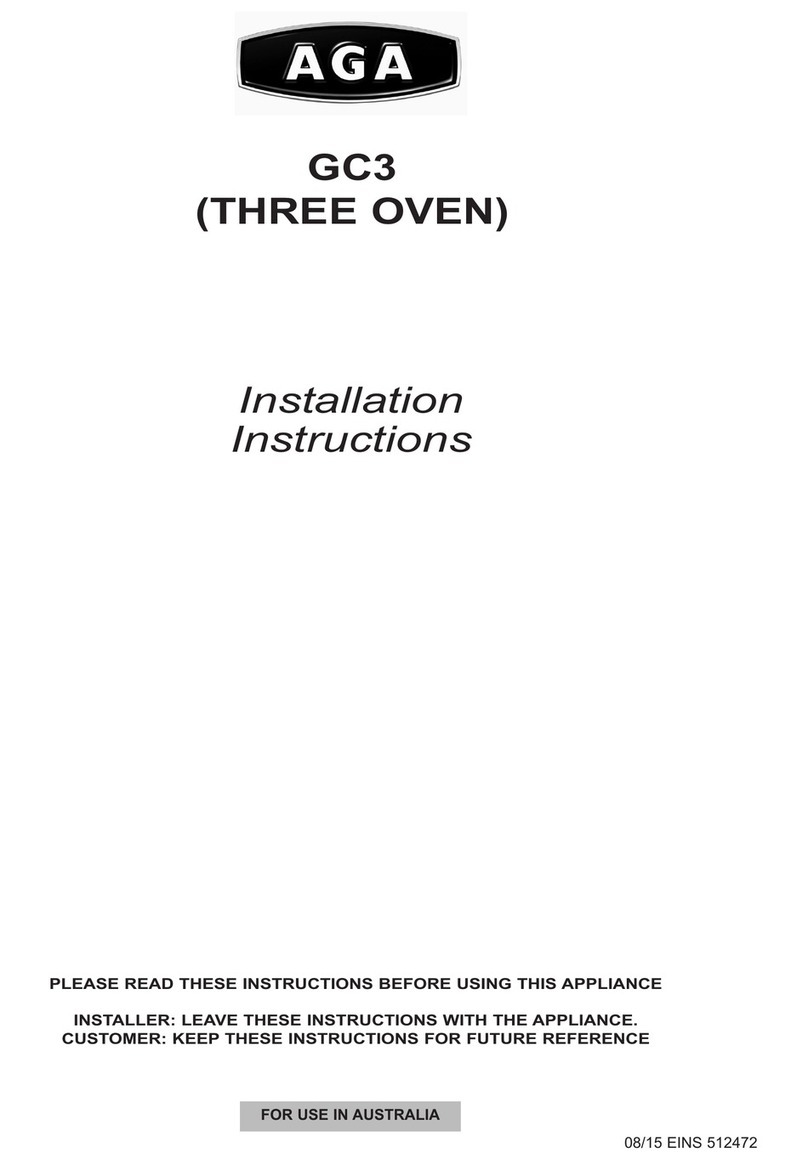 AGA GC3 (P/F) User manual